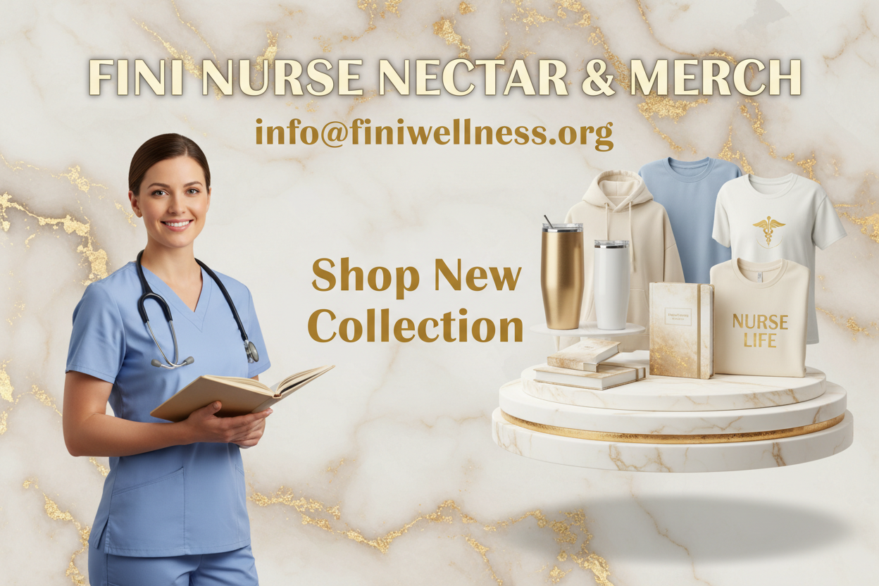 I need Fini Nurse Nectar & Merch to  bold and info@finiwellness.org to be bold . Place info@finiwellness.org in the middle so that it doesnt get cut off. Formatted to fit the hero page , white nurse please
